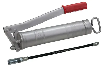 Produktbild von MATO Hebel-Fettpresse E 500 M mit Gummipanzerschlauch 300 mm