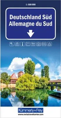 Produktbild von Kümmerly+Frey Strassenkarte Deutschland Süd 1:500.000