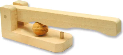 Produktbild von matches21 Nussknacker mit Schale als Holz Bausatz f. Kinder Werkset Bastelset ca. 26x7x6 cm ab 13 Jahren