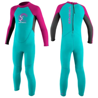 Produktbild von O'Neill FullSuit Toddler Reactor Kinder Neoprenanzug Schwimmanzug light Aqua - Groesse: 1 (87-98)