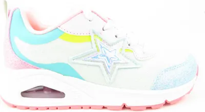 Produktbild von Skechers Uno - Starry Vibe Sneakers Laag - Licht blauw - Maat 37