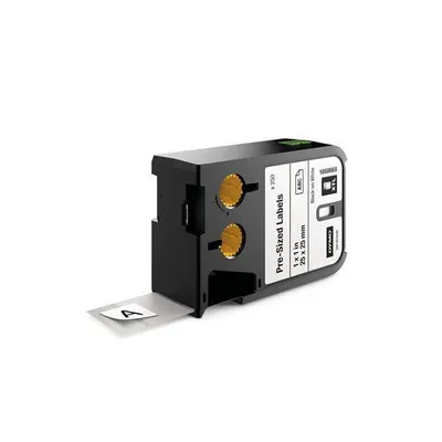 Immagine prodotto di Dymo 1868668 DYMO XTL etichetta poliestere 25mmx25mm nero>bianco 250 pezzi