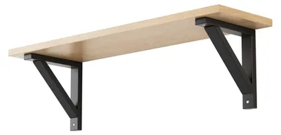 Productafbeelding van Wandplank van Hout met Industriële Stijl
