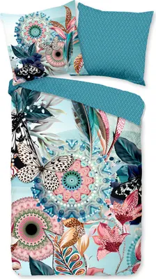 Produktbild von Duvet cover HIP 155x220 + 1* 80x80 cm - mandalas and flowers