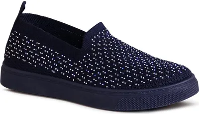 Produktbild von topschuhe24 Damen Glitzer Halbschuhe Light Slipper, Farbe:Blau, Größe:41 EU