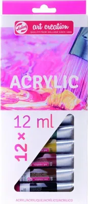 Zdjęcie produktu dla Talens 9021712M, Wielo, Farba akrylowa, Płynny, 12 ml, 12 szt.
