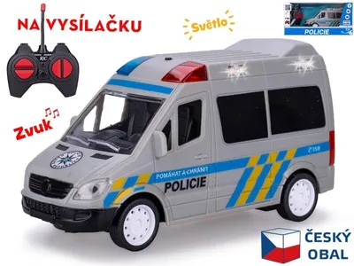 Zdjęcie produktu dla MikroTrading Samochód policyjny R/C CZ 17 cm
