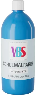 Produktbild von VBS Schulmalfarbe, 1000 ml Hellblau