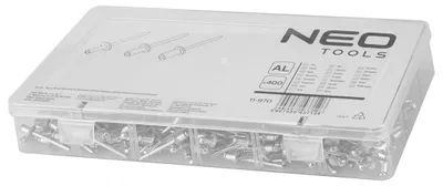 Obrázek produktu pro Hliníkové nýty NEO TOOLS, 400 kusů