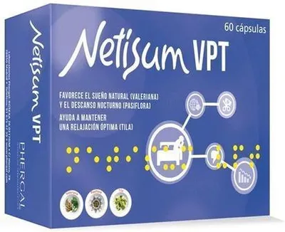 Image de NETISUM VPT Capsules pour les Troubles du Sommeil - 60 Unités