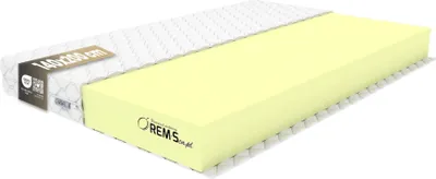 Produktbild von Matratze 140x200cm Höhe 10 cm Härtegrad 3 (H3) aus elastischem Polyurethanschaum mit Komfortschaum und Dreilagige Membranhülle, Matratze für Kinder, Erwachsene   Qualitätsstandard