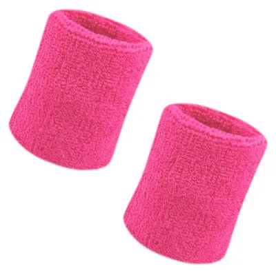 Obrázek produktu pro Potítka potní páska na zápěstí - 8 x 10 cm - Bavlna - Sada 2 kusů - Pro tenis a jógu