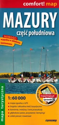 Immagine prodotto di Masuria parte meridionale carta turistica laminata 1:60 000