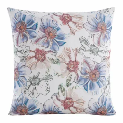 Imagen del producto de Funda de cojín Flore 7, 45x45 cm, color azul