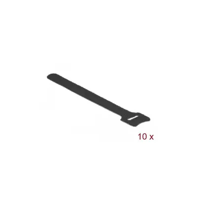 Productafbeelding van Delock 18686 DELOCK Kabelbinder Klettverschluss 150mm 10Stk schwarz