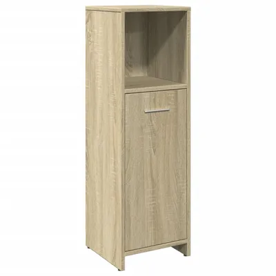Obrázek produktu pro Koupelnová skříňka dub sonoma 30 x 30 x 95 cm dřevotříska