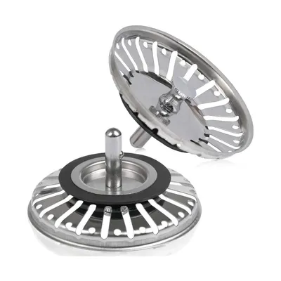 Produktbild von Siebkörbchen Spüle 80mm - Rostfreies Edelstahl Spülbecken Sieb