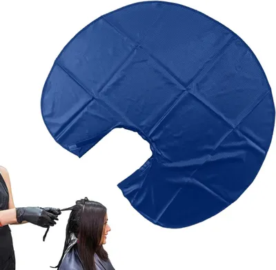 Productafbeelding van Haarverfcape - Knipparaplu - Haarknippen en verven - Waterbestendig materiaal - 82 x 67 cm - Zwart