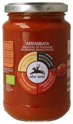 SOS POMIDOROWY Z CHILI ARRABBIATA BIO 350 g - ALCE NERO
