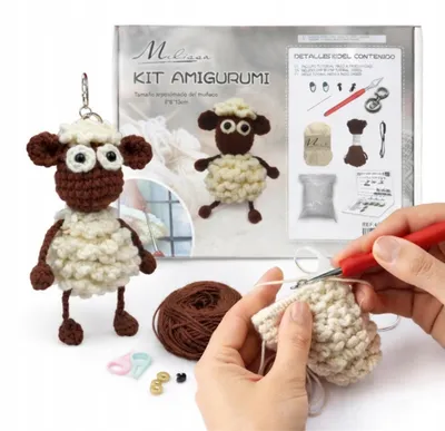 Produktbild von DIY Kreatives Häkelset Amigurumi Schaf Anleitung