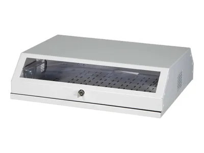 Produktbild von EFB 19" Wandgehäuse 3HE vertikal +5HE horizontal, grau