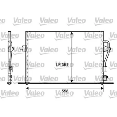 Produktbild von VALEO 817232 Kondensator Klimaanlage Klimakondensator für FORD MONDEO II Kombi (BNP)