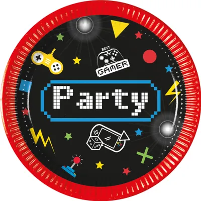 Immagine prodotto di Piatti da gioco per feste, 20 cm, 8 pezzi.