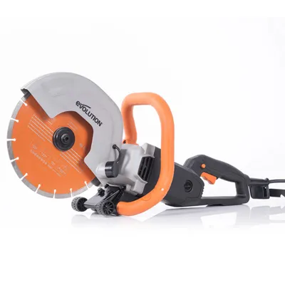 Produktbild von Evolution R255DCT Elektrischer Trennschleifer 2000W | 255mm Betonsäge | 102mm Schnitttiefe, inkl. Premium-Diamanttrennscheibe
