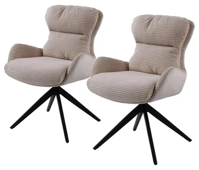 Produktbild von home24 Armlehnenstuhl - 2er-Set