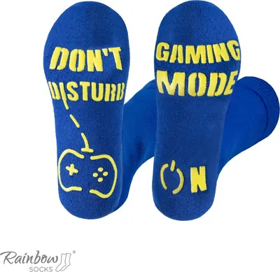 Produktbild von Rutschfeste Baumwollsocken für Gamer (EU 44-46)