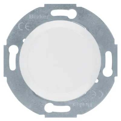 Produktbild von BER S1930 Blindabdeckung 67100920 mit Sockel polarweiss
