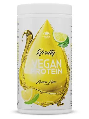 Immagine prodotto di Fruity Vegan Protein - 400g : Lemon Lime I (proteine) I idrolizzato proteico di pisello I senza grassi I senza zuccheri aggiunti I BCAA I perfetta solubilità I costruzione muscolare I bevanda analcolica I bevanda analcolica I succo di frutta - gusto