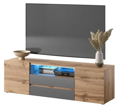 Produktbild von Medienkonsole TV-Lowboard Fernsehtisch Sideboard TV-Möbel RTV