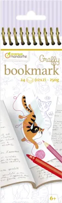 Produktbild von Avenue Mandarine 5x Graffy Bookmark, Katzen GY100C