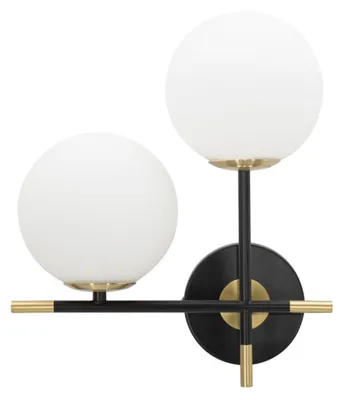 Imagen del producto de Aplique de pared con 2 esferas, modelo DARKY