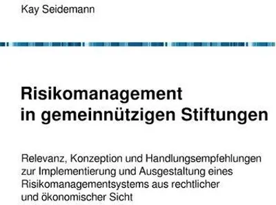 Zdjęcie produktu dla Risikomanagement in gemeinnützigen Stiftungen
