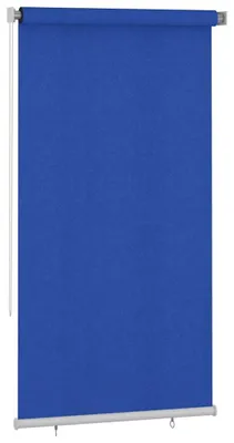 Obrázok produktu pre vidaXL vonkajšia rolovaná clona, 125 cm (šírka) x 230 cm (výška), modrá, HDPE