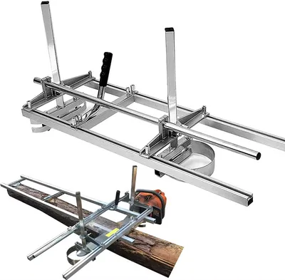 Produktbild von Sägewerk Holz Motorsäge Kettensägenhalterung Sägehilfe Mühle 355-914 mm 14"-36” ZAXER