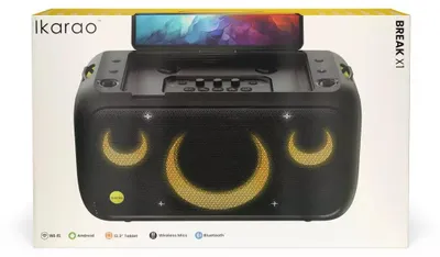 Produktbild von IKARAO Lautspr. Karaoke tragb 800W BT WiFi 13.3''Touchscr 2Micro sw