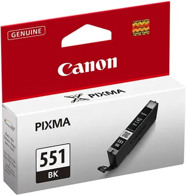 Produktbild von Canon Tintenpatrone CLI-551 BK schwarz black - 7 ml für PIXMA Drucker ORIGINAL