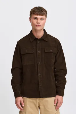 Produktbild von !Solid SDNam Herren Hemd Overshirt Freizeithemd mit Brusttaschen Knopfleiste 100% Baumwolle Relaxed fit