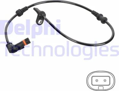 Produktbild von DELPHI ABS Sensor Raddrehzahl Vorne passend für MERCEDES-BENZ A-Klasse (W169) SS20775