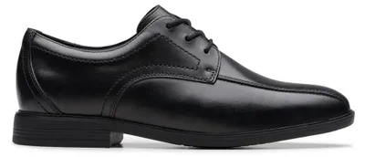 Productafbeelding van Clarks Jonwin Loop Y, zwarte leren schoen, maat 35,5
