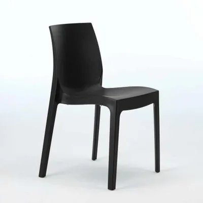 Produktbild von 22er Set Rome Grand Soleil stapelbare Stühle aus Polypropylen - Schwarz