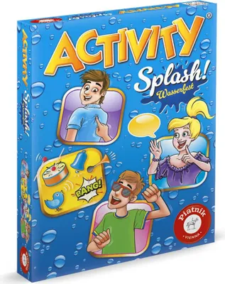 Produktbild von Piatnik 672095 Activity-Splash-Der Partyklassiker für unterwegs, Blau