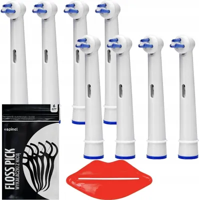 Immagine prodotto di Set di 8 spazzolini Oral-B Interspace compatibili con gli accessori per l'igiene dentale