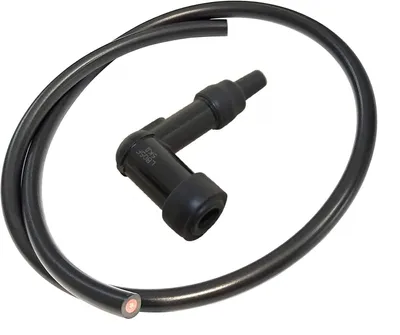 Image de câbles de bougies d'allumage, 7 mm, pour moto/scooter, comprenant les connecteurs de bougies d'allumage (LB05F)