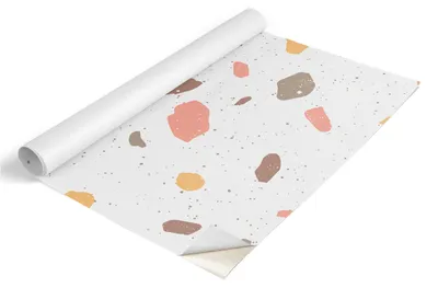 Produktbild von Tulup Möbelfolie - Klebefolie Möbel - Selbstklebende Folie 100x50 cm - Möbelfolie Schrank - Folie für Möbel - Möbelfolie Küche - Wasserdicht - Abwaschbar - Selbstklebend - Luftblasenfrei - Steinzeugmuster