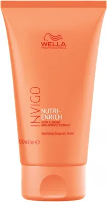 Produktbild von Wella Professionals Invigo Nutri-Enrich Warming Express Mask selbsterwärmende Haarmaske für trockenes und geschädigtes Haar 150 ml