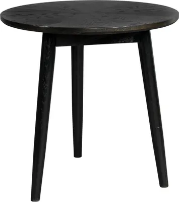 Produktbild von Housecraft Living Fabio Beistelltisch Rund 50x50 cm Holz Schwarz